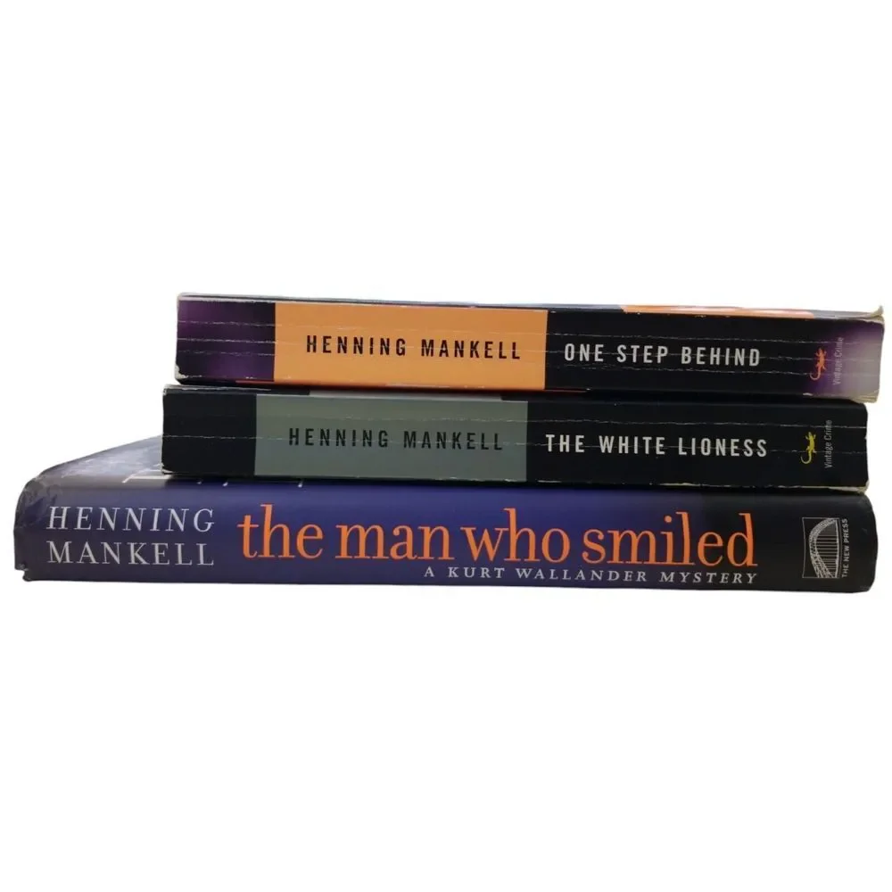 Henning Mankell‎ Kurt Wallander Mystery Lot 3 Crime Thriller Detective Suspense